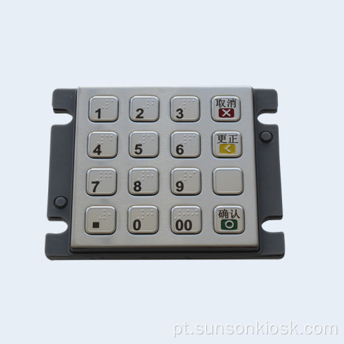 PIN pad criptografado de tamanho médio
